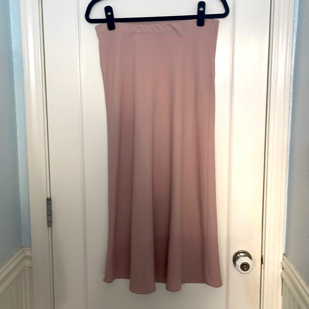 Light pink skirt